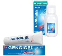Gengigel Mouthrinse 150ml & Toothpaste 75ml, Mouth Ulcer Treatment