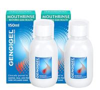 Gengigel Mouthwash 150ml, 2 Pack - Hyaluronic Acid Mouth Ulcer Treatment