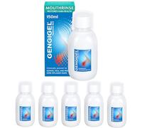 Gengigel Mouthwash 150ml, 6 Pack - Hyaluronic Acid Mouth Ulcer Treatment