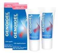 Gengigel Oral Gel 2 x 20ml - Hyaluronic Acid Oral Care Gel