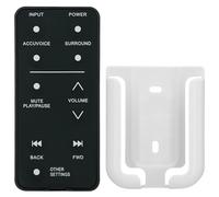 GENGQIANSI Replacement Remote Control for ZVOX Accuvoice AV157 AV257 AV200 AV357 AV355 SB380 SB400 SB500 SB700 SoundBar TV Speaker(with Mounting Bracket)