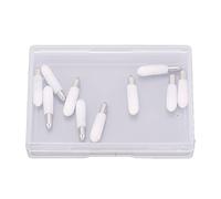 GENGUTOO 10PCS Point Blades Replacement Medium Coarse 45 Degree Alloy Steel Blade Cutting Machine DIY