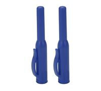 GENGUTOO Carpenter Pencil Cover Long Nose Deep Hole Woodworking Marker Covers with Clip Pocket Clip Slip Proof for Working 2Pcs (Blue)