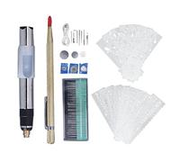 GENGUTOO Electric Micro Engraver Pen Kit 25W Cordless USB Charging Mini DIY Engraving Rotary Tool Glass Ceramic Metal Wood