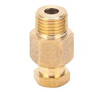 GENGUTOO Oil Pipe Fitting Elbow Brass Straight Block Connector for Pipe Connection Suitable for Refinery and Fuel Industry (PD610)