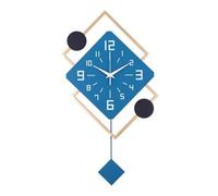 GENHAOSAN Living Room Wall Decor Modern Art Hanging Home Clock Wall Living Room Light Luxury Creative Fashion Nordic Clock For Bedroom