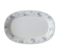GENHAOSAN Plates Hand-Painted Flower Glaze Color Bone China Dinner Plate Household Large Oval Salad Deep Dish Plate Ceramic Dinner Plate Dinner Dinnerware