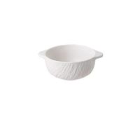 GENHAOSAN Plates Stone Patterned Ceramic Bowl Double Ear Soup Bowl Large Capacity Noodle Bowl Salad Bowls Frosted Cuisine Tableware Dinner Dinnerware(A,S)