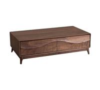 GENHAOSAN Side Tables Bedroom Wooden Simple Coffee Table Living Room Home Modern Small TV Cabinet Apartment Coffee Tables For Living Room(120cm)