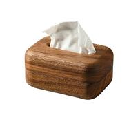 GENHAOSAN Tissue Box Holder Walnut Bread Tissue Box, Whole Wood Living Room Desktop Paper Box, Solid Wood Napkin Box Restaurant Tissue Box Kleenex Tissues Boxes