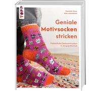 Geniale Motivsocken stricken: Farbenfrohe Statementsocken in Jacquardtechnik