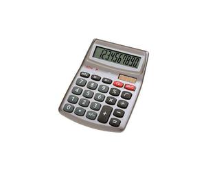 Genie 10272 Genie 540 Desk Calculator Grey 10 Digit Solar Battery ...