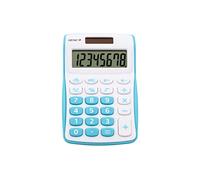 Genie 12492 Compact Pocket Calculator with 8 Digit Display - Blue, single unit