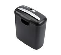 Genie 240 S Shredder, up to 6 sheets, strip cut (security level P-2), with credit card shredder, with waste paper bin, black