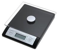 Genie 3623 EDS Digital Letter Scales 1 g to 5000 g Made of Robust Plastic with Glass Plate LCD Display Black