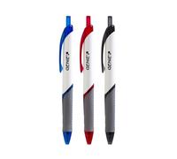 Genie 40004 Ballpoint pens, Assorted Colours, Suitable for Left handers (Pack of