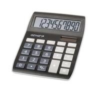 GENIE 840 BK Desktop Calculator Dual Power (Solar and Battery) Compact Design Black