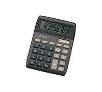 GENIE 840 DB Calculator, 10 Digit, Large Angled Display, Battery & Solar Powered, Dark Blue, 12642