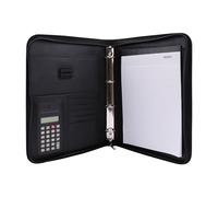 Genie Exclusive 10742 A4 Writing Case with Ring Binder and Calculator/Durable Pl