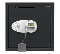 Genie Hand - Depository Electronic Safe Box - B-Class Lock - Anti Bounce Technology - External Emergency Power Supply (Large)