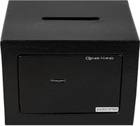Genie Hand | Mechanic Depository Cabinet Safe for Home with Key and Lock, High Security Money Box - Double Map Lock - Small