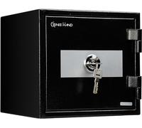 Genie Hand | Mechanical Fireproof Safe with Key B-Class lock, Small Safe box for Money with 100% Stainless Steel Anti-Bounce Lock