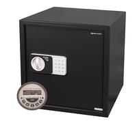 Genie Hand | Time Lock Safe for Home with Key and Lock, High Security Money Box -B-Class Lock - Anti Bounce Technology