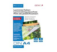 Genie Laminating Pouches DIN A4 80 Micron Pack of 50