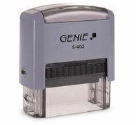 Genie S-402 Self-Inking Stamp Set (IncludesAccessory, Ink Pad) 4 Rows