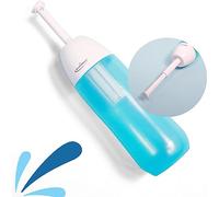 GenieBidet -Go Easy-to-use Portable Bidet with Telescopic Nozzle Storage, Travel Bag, 400 ml Cap and Perfectly Angled Nozzle Spray. Leak Resistant. Water Won't drip Out The Bottom Like All Others!