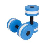 Genikeer 2 Pack Water Exercise Dumbbells, Lightweight And Foam Dumbbell Set, Swimming Resistance Water Barbell, EVA Water Floating Dumbbells For Water Aerobics Fitness And Pool Exercises