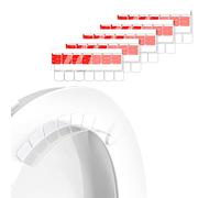 Genikeer 5 Pee Splash Guard for Toilet Seat, Urine Deflector for Toilet Seat, Potty Training Urine Deflector for Kids, Toilet Splash Guard, Pee Guard for Toilet Seat Prevent from Peeing Splash