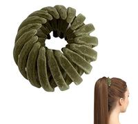 Genikeer Birds Nest Magic Hair Clip, Velvet Expandable Ponytail Holder Hair Claw Clamps, Vintage Bird Nest Hair Clips, Large Hair Bun Ponytail Holders For Long Short Curly Straight Hair
