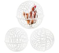 Genikeer Chicken Orb Ball Cage, 3 Pieces Movable Chicken Coop, Poultry Show Cage, Poultry Layer Cage, Spherical Poultry Enclosure, Chicken Round Cages For Outdoor Farm Courtyard Use