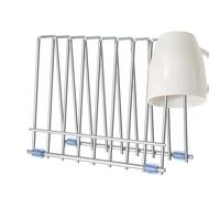 Genikeer Food Bag Drying Rack, Stainless Stand Sandwich Bag Stand Holder For Organizing And Drying Cutting Boards, High Capacity And Space Saving, 21x8.89x17.78cm