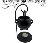 Genikeer Hanging Cauldron Oil Burner | Fragrance Wax Melts Burner | Tea Light | Tea Light Holder | Halloween Decorations, Home Meditation Decor