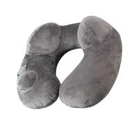 Genikeer Inflatable Travel Pillow | Blow up Neck Pillow for Traveling - Portable Plane Headrest with Storage Pouch for Train Car Camping Backpacking Long Flights Napping