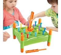 Genikeer Kids Hammer Toy, Educational Nail Pull Bench Game, Pounding Toy, for Boys Girls Preschool, Fine Motor Skills Learning, Hand-Eye Coordination, Early Developmental