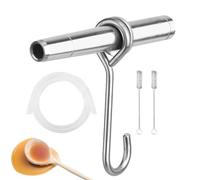 Genikeer Maple Syrup Tapping Kit, Stainless Steel Maple Syrup Taps Kit, Tree Tapping Kit Maple Syrup Supplies for Syrup Maple Syrup Supplies, Includes Spile, Hook, Tubing and Cleaning Brushes