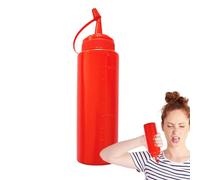 Genikeer Mustard and Ketchup Bottle Prank Toy - Funny Salad Dressing Squirt Bottle - Practical Jokes Tomato Sauce Prank for April Fool's Day