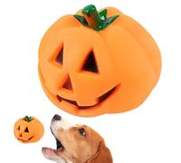 Genikeer Pumpkin Squeaky Toy,Halloween Pumpkin Squeeze Toy | Pet Talking Sound Toys Shaped Chewing For Halloween Home Decoration