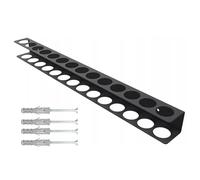 Genikeer Screwdriver Holder Rack | Steel Mount Holder for Garage, Hanger Storage, Screw Driver for Wall - Hand Tool Organization Rack, Supplies Accessories - for Workbench, Basement, Workshop, Home