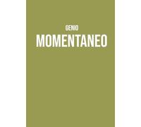 Genio momentaneo: Taccuino A5 a righe | Quaderno da 130 pagine per appunti e idee | Design divertente | Perfetto per lavoro, scuola e tempo libero