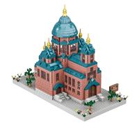 Geniteen Building Block Set, Architecture Saint Sophia Cathedral Model Micro Mini Building Blocks 1515 PCS Collection Model Kit