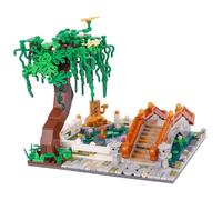 Geniteen Building Blocks Set, Chinese Architecture,Tang Dynasty Series 3, Building Set Model Kit and Gift for Kids and Adults Gift for Birthday, Christmas and New Years (Xuanwu Tan)