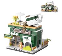 Geniteen Building Blocks Set, Flower Series Concept Store Building Set Model Kit and Gift for Kids and Adults Gift for Birthday, Christmas and New Years (Coffee Shop)