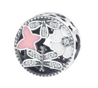 Geniun S925 Butterfly Bead Charm Pendant Fit for Pandora Bracelets | Anniversary Birthday Age Gift Valentine Gift for Women, Mum, Sister. Daughter, Wife