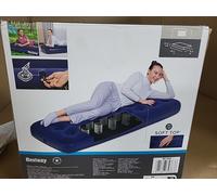 Bestway Flocked Airbed - Single - 1.85m x 76cm x 22cm