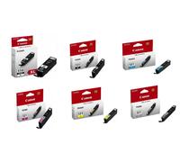 Geniune Canon PGI-550XL BK & CLI-551 BCMY + GRAY 6 Pack FREE DELIVERY