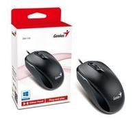 Genius DX-110 Wired PS2 Plug & Play Mouse, 1000DPI (Black)